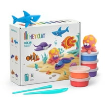 Hey Clay Ocean Creatures, Air Dry Clay Kit with Interactive App for Kids & Tweens