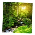 thumbnail image 4 of Cortinas de 2 Paneles para Ventana, Cortinas de Oscurecimiento con Aislamiento Térmico, Tema de Paisaje, 65 X 59 Pulgadas, Lavable a Máquina, Ganchos Sunny Forest Soledad Cortinas De Ventana De Baño, 4 of 8