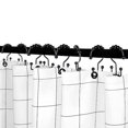 thumbnail image 2 of Shower Curtain Hooks, Shower Curtain Rings Rust Proof Metal Double Glide Shower Hooks Rings for Bathroom Shower Rods Curtains, Set of 12 Hooks - Black, 2 of 5