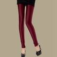 thumbnail image 5 of HNMKIU Women's Shiny Spring Summer Slim Fit Glow Pants Skinny 7/8 Length Base Layer Trousers Fluorescent Style Leggings for Women Plus Size ,One Size, 5 of 6