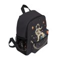 thumbnail image 2 of FORMRS School Backpack with Front Zippered Pocket 12" Student Travel Daypack, Black Astronaut Space, 2 of 6