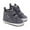 Grey, variant on Otqutp Children Autumn Shoes 0-12 Months Toddler Baby Boys Girls High Tops Ankle Sneakers Soft Anti Slip Sole PU Leather Prewalker Crib Shoes(Black,9-12 Months)