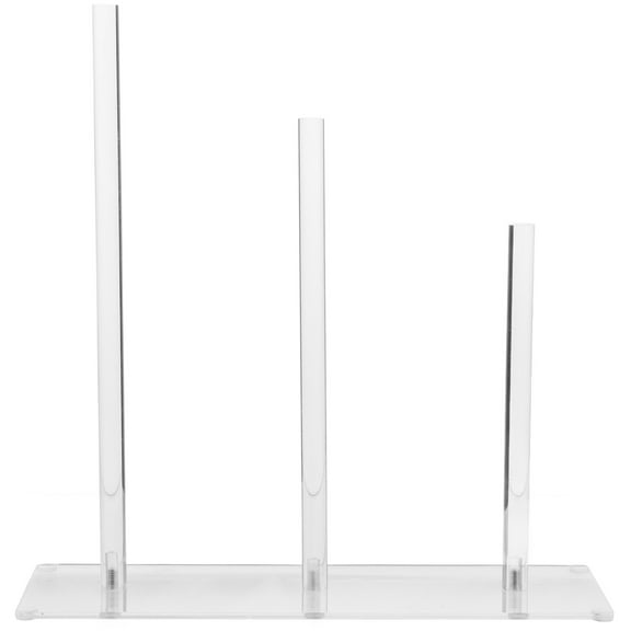 IBASETOY Hair Tie Organizer Acrylic Scrunchies Holder Stand Display Rack For Teen Girls 1Pack