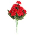 thumbnail image 1 of Artificial Clavel Cubierta Del Falsa Floral Sala Estar Boda Pastoral Del Accesorios Fotografía Flores (embalaje Sellado Opp) (rojo), 1 of 9