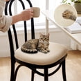 thumbnail image 4 of Stretch Dining Chair Seat Covers, Washable Elastic Slipcovers for Kitchen Chairs, Pet Proof Furniture Protector for Home Use, 4 of 7