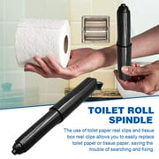 Paper Roller Toilet Holder Tissue Rod Roll Replacement Loaded Retractable μ⭐ ψ⭐ L1X8