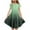 Dark Green, variant on Bovxnpu Summer Toddler Girls Dresses, Kids Casual Dresses, Fashion Girls' Summer Short Sleeve Ruffled Pockets Round-Neck Printed Dress 6 Years