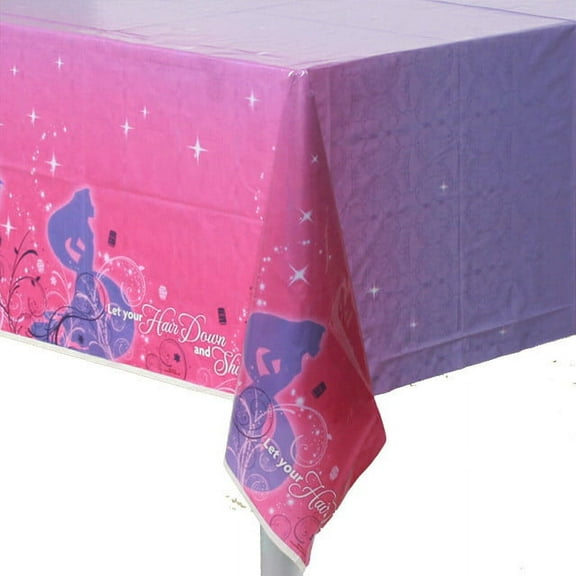 Tangled Sparkle Table Cover (Each) - Party Supplies