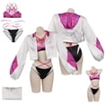 thumbnail image 2 of Traje de baño de fantasía de Gwen Stacy de Across The Verse, disfraz de bikini para mujer adulta, disfraz de araña femenina para Halloween, 2 of 5