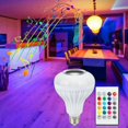 thumbnail image 2 of Bombilla Bluetooth E27 Play bombilla RGB lámpara estéreo RGB + Remoto jinwen bombilla bluetooth, 2 of 8