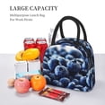 thumbnail image 6 of Haiem Blueberry Printed Lunch Bag Women, Lunch Box Lunch Bag for Women, Small Leakproof Cute Lunch Tote Large Capacity Reusable Insulated Cooler Lunch Container, 6 of 6