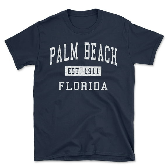 Palm Beach Florida Classic Established Men's Cotton T-Shirt