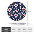 thumbnail image 2 of Bingfone Daisy Flowers Print Bone China Dinner Decorative Plates,Handmade Ceramic Dinner Plate with Stand for Home Club-10in, 2 of 6