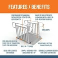 thumbnail image 4 of EZ-ACCESS GATEWAY 3G 4 Foot Solid Surface Aluminum Portable Wheelchair Ramp, 4 of 10