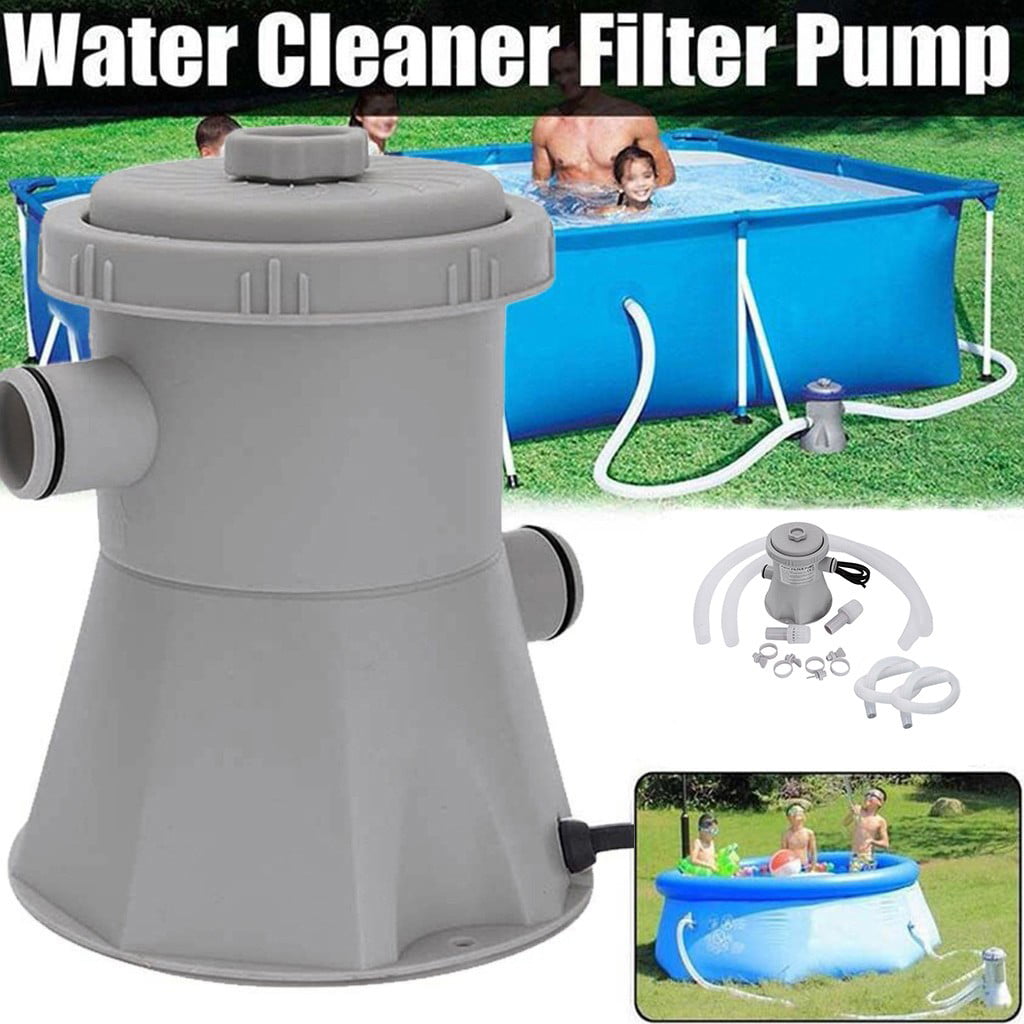 220V 15W Above Ground Swimming Pool Water Cleaner Filter Pump Electric 300GAL UK 