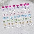 thumbnail image 4 of Abalorios de uñas NEWSPIED, 200 unidades, de resina en forma de corazón, para uñas de San Valentín, 4 of 7