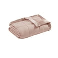 thumbnail image 4 of Madison Park Windom Twin Microfiber Down Alternative Stain Resistant Blanket - Blush, 4 of 10