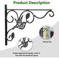 thumbnail image 3 of 2 Pzs Soportes Para Plantas Colgantes Para Colgar Macetas Xtellar negro, 3 of 4