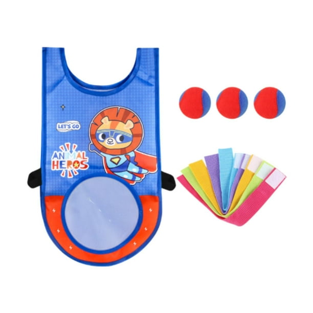 Juego de Dodgeball 3, pelota adhesiva, juego de lanzamiento de pelotas, juego de pelota adhesiva para preescolar azul
