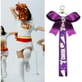 thumbnail image 3 of Cheer Bow Keychain for Women Girls Cheerleader Accessories for Women Cheerleding Bag Charm for Backpack Handbag, 3 of 15