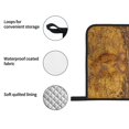thumbnail image 4 of Fotbe Vintage Map for 4Pcs Oven Mitts and Pot Holders, 500℉ Heat Resistant Oven Mitts , Non-Slip Silicone Surface Safe for Baking, Cooking, BBQ, 4 of 6