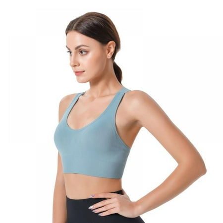 

Women Backless Seamless Sports Bra One-piece Wirefree Running Bra Fitness Yoga Sports Bralettes Underwear
