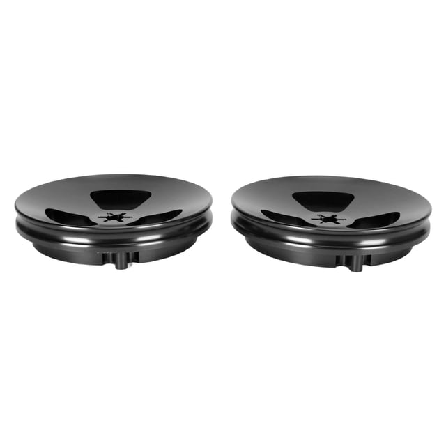 Adaptador de eje óptico NAB Hub de 1/4 de pulgada, 1 par, base pulida de aluminio, abridor de cinta de carrete a carrete para Studer ReVox para DENON negro