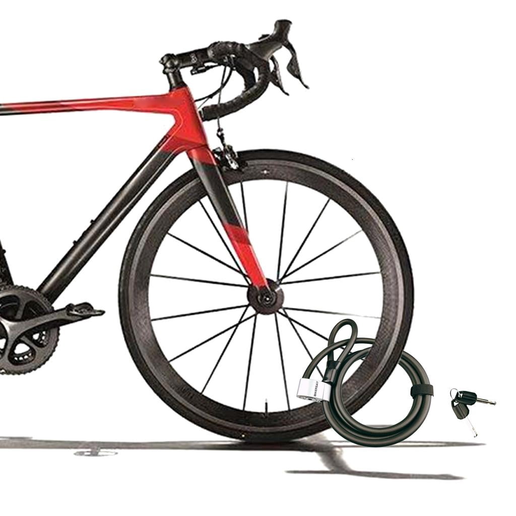 Yihuala Bike Cable , Bike Locks Cable Coiled Secure Keys Bike ,Great