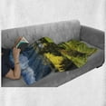 thumbnail image 6 of Landscape Soft Flannel Fleece Throw Blanket, Summer Morning on Bohinj Lake in National Park Slovenia Greenery Nature, Cozy Plush for Indoor and Outdoor Use, 60" x 80", Green Blue Yellow, by Ambesonne, 6 of 6