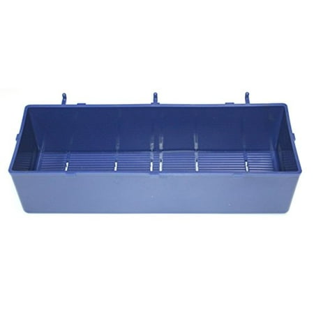 BLUE Parts Storage Bins Hooks to Peg Tool Board - Workbench Pegboard Bin Craft Storage Peg Boards