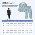 thumbnail image 4 of Balery I Am A Fan Popcorn Pattern Pajama Sets for Men Long Sleeve 2 Piece Sleepwear Loungewear Sets Soft PJ's with Pockets Long Sleeve Comfy Pj Sets-X-Large, 4 of 7