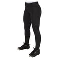 thumbnail image 1 of Pantalones de softball CHAMPRO Tournament Traditional para niñas, negros, 1 of 5
