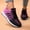 Black Rose Red, variant on Women' Non-Slip MD Cushioning Sneakers - Lightweight Breathable Low-Top Running Shoes with Soft Sole & Cushioned Support, Fabric Upper Suitable for Travel, Work, Gym, Casual Wear - All-Season Comfort