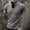 Gray, variant on Mens V Neck T Shirt Short Sleeve Distressed Casual Fashion Tee Summer Beach Streetwear Top for Vacation Wear