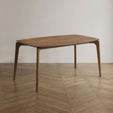 Furniture of America Ommet 59" Rectangle Counter Height Dining Table, Walnut