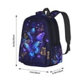 thumbnail image 4 of Butterfly Backpack for Women 16.9 inch Travel Casual Laptop Backpack Lightweight Waterproof Hiking Daypack, 4 of 7