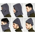 thumbnail image 5 of WITHMOONS Balaclava Winter Fleece Hood Mask Windproof Warm Hat XZX0074 (Green), 5 of 5