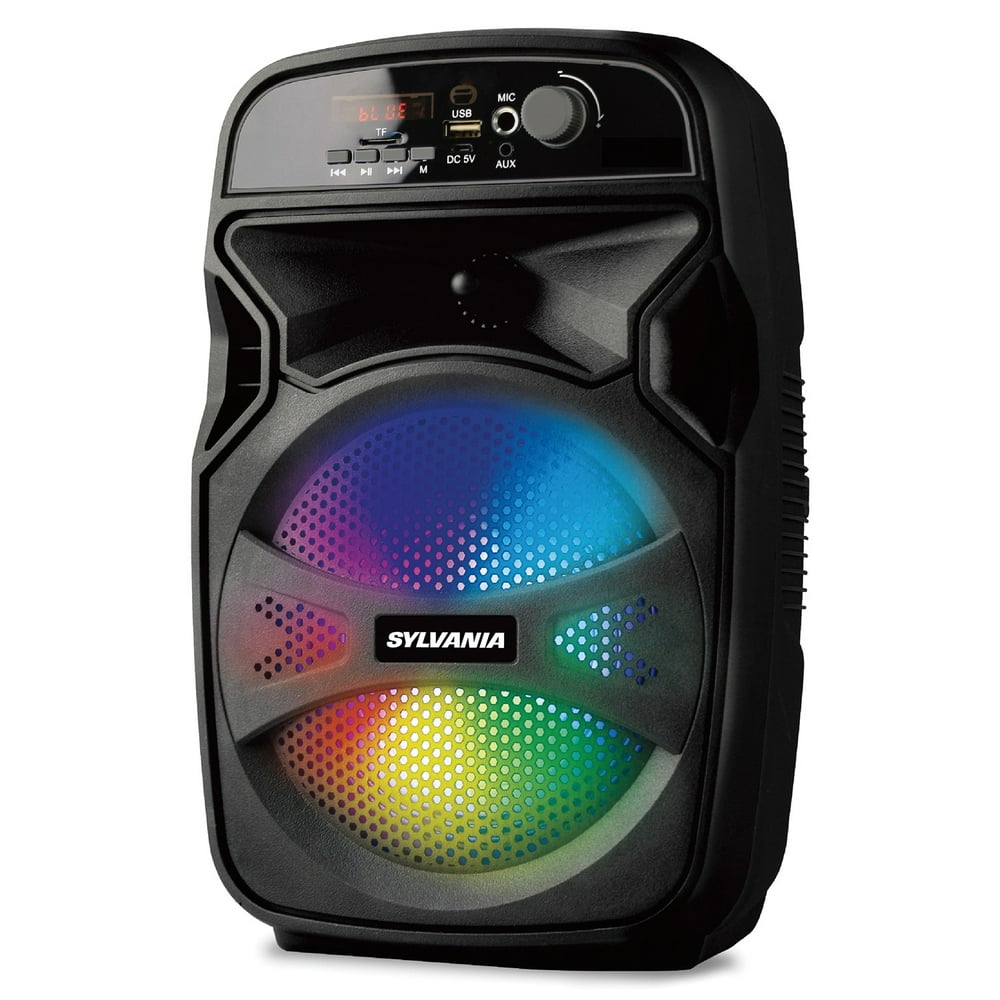 SYLVANIA SPA657B Rechargeable 10Watt 6.5Inch Portable Bluetooth
