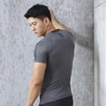 thumbnail image 1 of Camiseta deportiva para hombre, camiseta de secado rápido de manga corta para correr, camisetas de entrenamiento de gimnasio XL SG Hugo camisas deportivas para hombre, 1 of 6