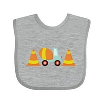 Inktastic Cement Mixer Construction Boys Baby Bib