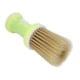 thumbnail image 4 of Cepillo de barbero de nailon y lana con base extraíble, color verde, suave y cómodo, para el cuello, ideal para barbería., 4 of 14