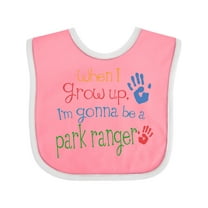 Inktastic Park Ranger Future Boys or Girls Baby Bib