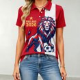 thumbnail image 5 of Women's Football Graphic T-Shirt, Women's Fashion Printed Short Sleeve Sports Top, Casual Athletic Workout Tee for Soccer Tournament 2026 Wine Size: L, 5 of 5