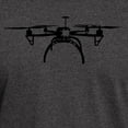 thumbnail image 3 of CafePress - Fpv Quadcopter Silhouette T Shirt - Men's Classic Graphic Cotton T-Shirt, 3 of 4