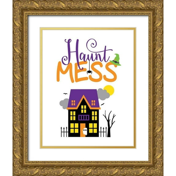 Robinson, Tamara 26x32 Gold Ornate Wood Framed with Double Matting Museum Art Print Titled - Haunt Mess