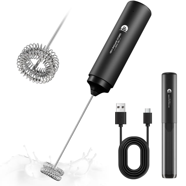 Dispositivo portátil recargable 2 en 1 Milk Frother New England Stories