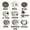 Gray, variant on Custom Plastics  Cable Grommet, Light Gray - 2.37 in.