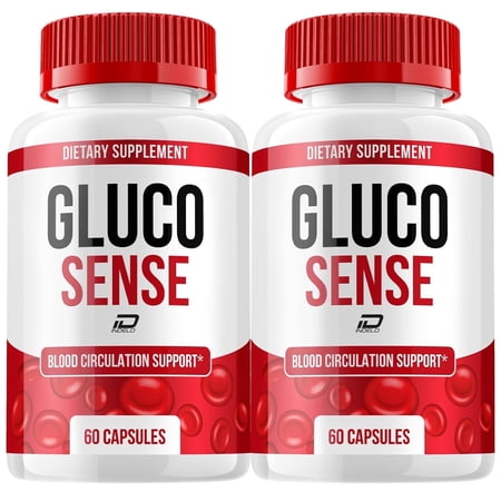 GlucoSense Capsules – Gluco Sense All Natural Glycogen Support, 2 Pack, 120 Capsules