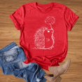 thumbnail image 4 of Tops for Women Trendy Lady Tunic Women Thermal Long Sleeve Shirt 1000 Casual Shirt Sleeve Tops Short Button down Fall Sweaters Compression for Long Top Red 2XL, 4 of 5