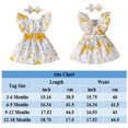 thumbnail image 3 of LAPAKIDS Infant Toddler Baby Girls Sleeveless Floral Party Swing Dress 3-6 Months, 3 of 6